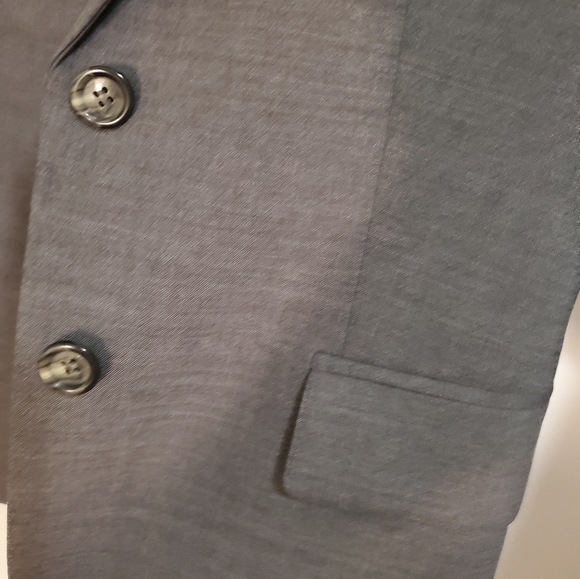 Club Monaco classic grey wool blazer sz 0 - Picture 3 of 8